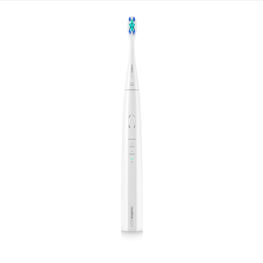 Niceboy ION Sonic Lite - Soniczna szczoteczka do zębów 500 mAh IPX7 biała
