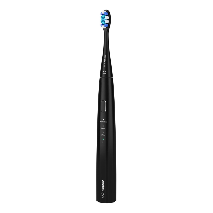 Niceboy ION Sonic Lite - Soniczna szczoteczka do zębów 500 mAh IPX7 czarna