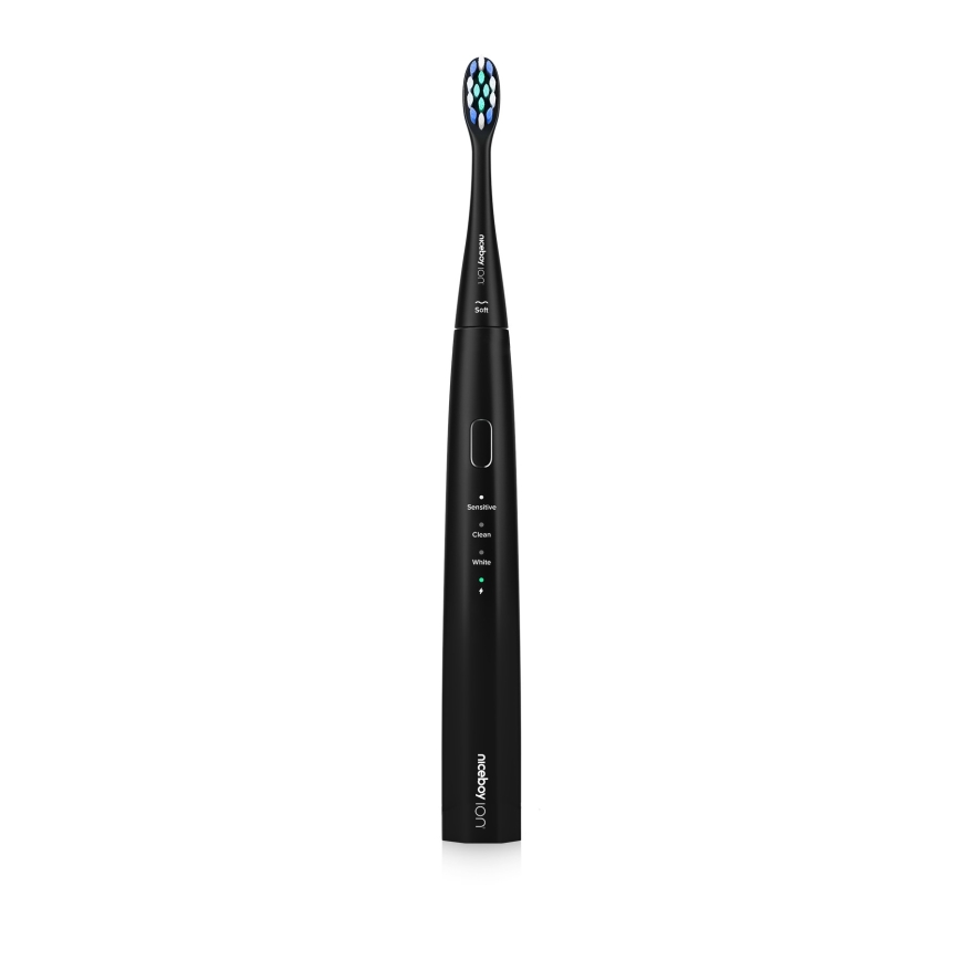 Niceboy ION Sonic Lite - Soniczna szczoteczka do zębów 500 mAh IPX7 czarna