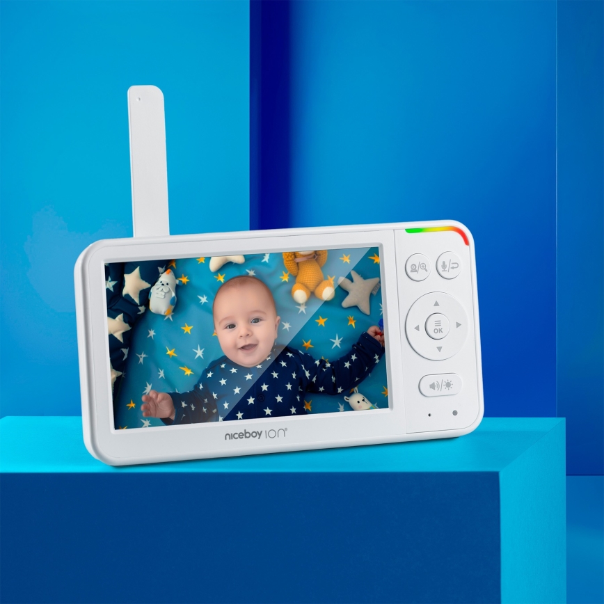 Niceboy ION Starlight SL5 - Elektroniczna niania z monit. Full HD 1080p 4000 mAh 5V