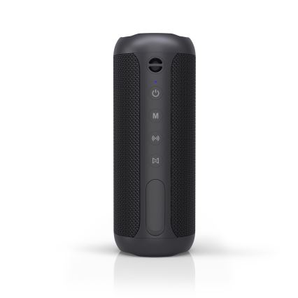Niceboy Polaris - LED Głośnik bezprzewodowy z mikrofonem 30W/4000 mAh IPX7 czarny