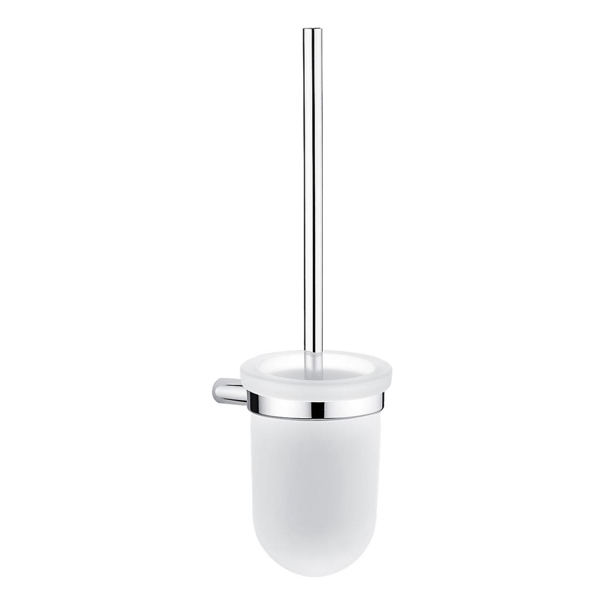 NIMCO BR 11094WN-26 - Szczotka toaletowa montowana na ścianie BORMO matowy szkło/chrom błyszczący