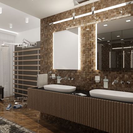 NIMCO ZP 11001 - LED podświetlane lustro łazienkowe LED/21W/230V 6500K 70x50 cm IP44