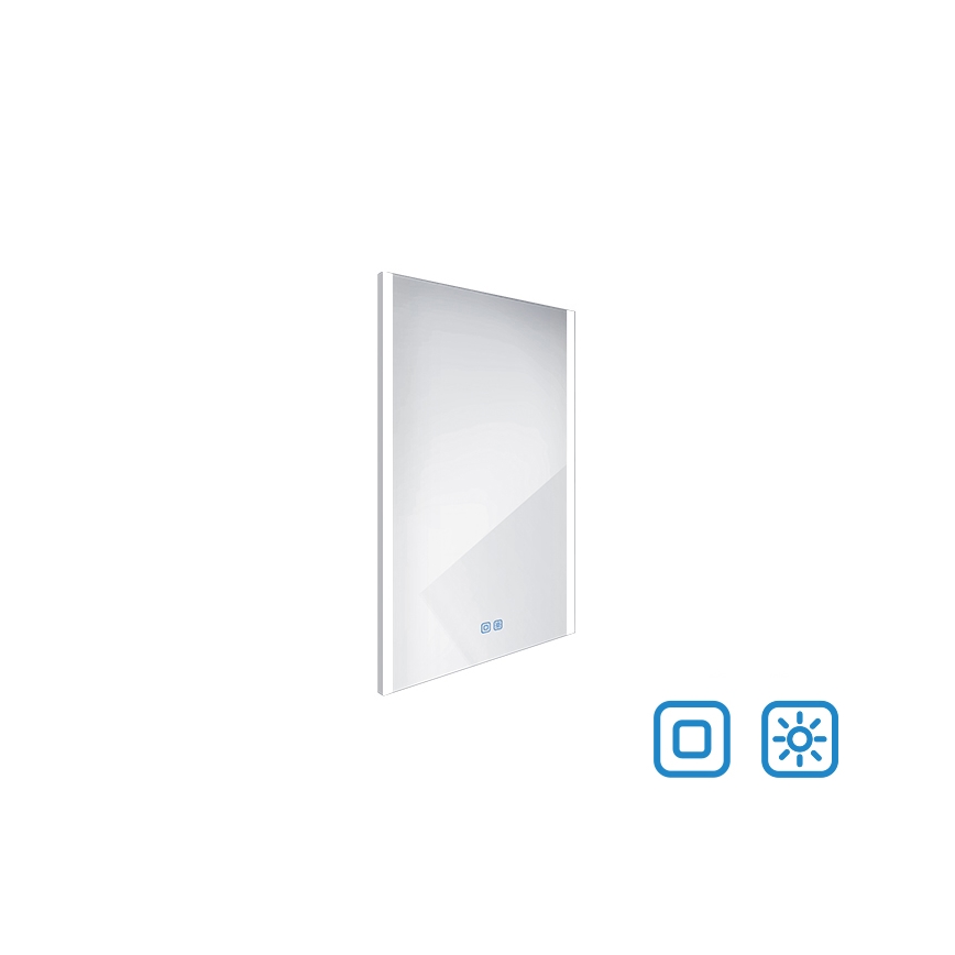 NIMCO ZP 11001VX - LED Ściemnialne poświetlane lustro łazienkowe LED/21W/230V 3000-6500K 70x50 cm IP44