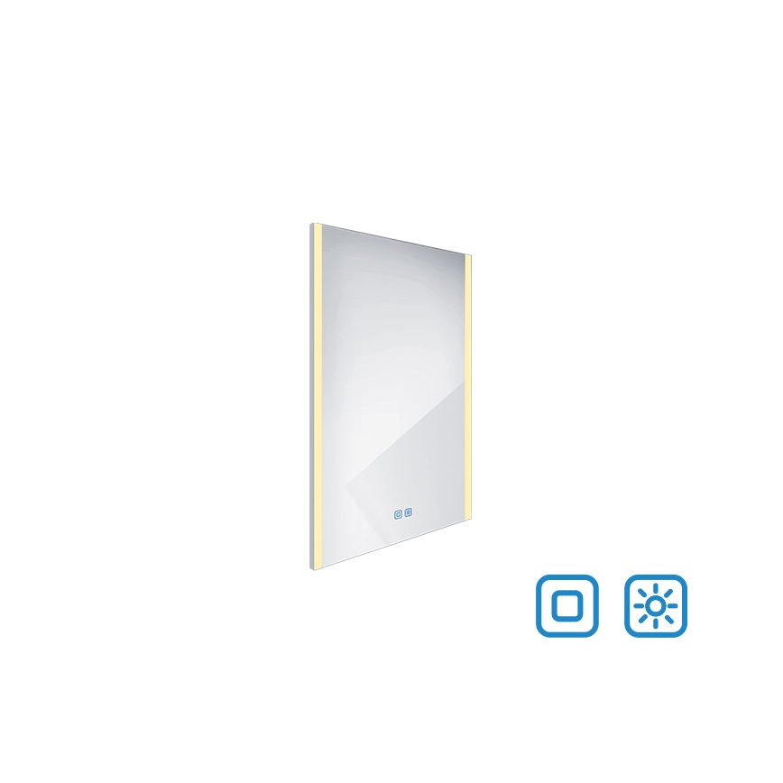 NIMCO ZP 11001VX - LED Ściemnialne poświetlane lustro łazienkowe LED/21W/230V 3000-6500K 70x50 cm IP44