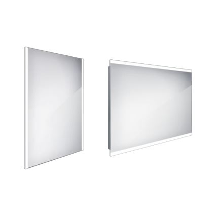 NIMCO ZP 11002 - LED Łazienkowe podświetlane lustro LED/24W/230V 6500K 80x60 cm IP44