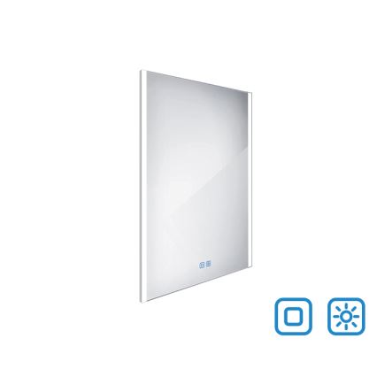NIMCO ZP 11002VX - Ściemnialne lustro łazienkowe z podświetleniem LED/24W/230V 3000-6500K 80x60 cm IP44