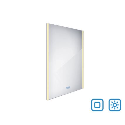 NIMCO ZP 11002VX - Ściemnialne lustro łazienkowe z podświetleniem LED/24W/230V 3000-6500K 80x60 cm IP44