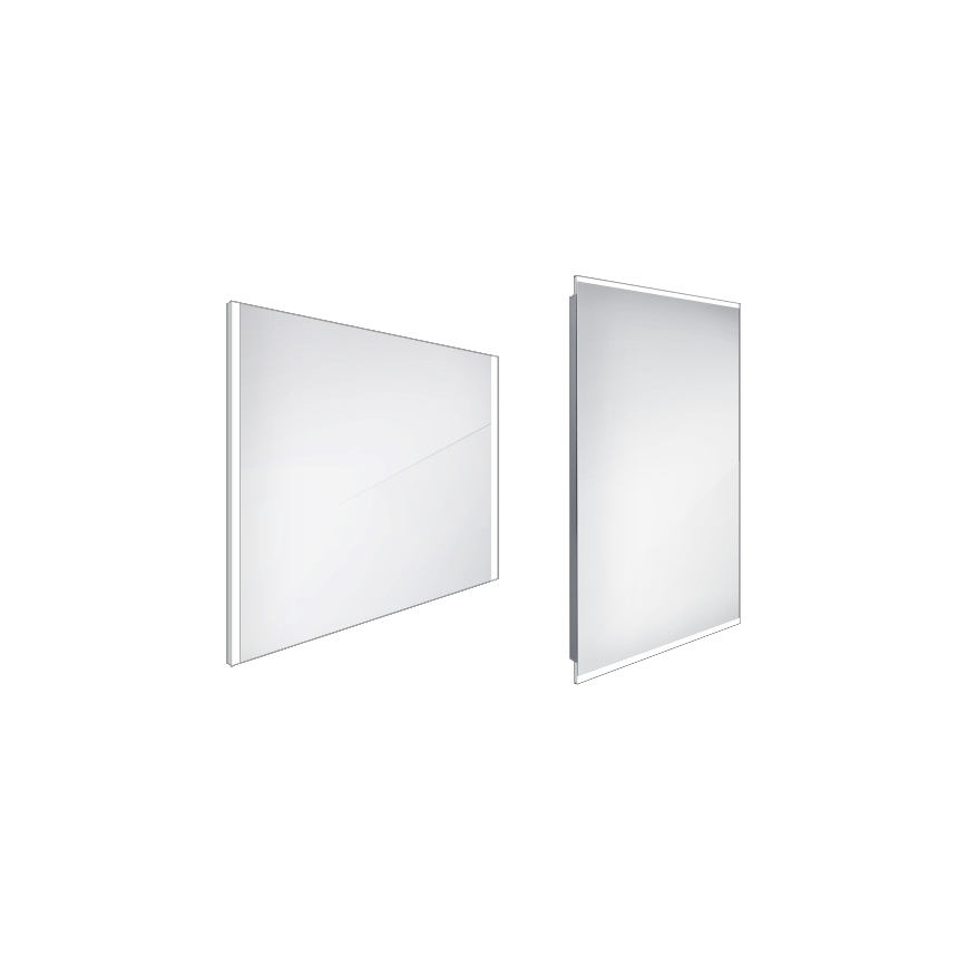 NIMCO ZP 11003 - LED Łazienkowe podświetlane lustro LED/21W/230V 6500K 70x80 cm IP44