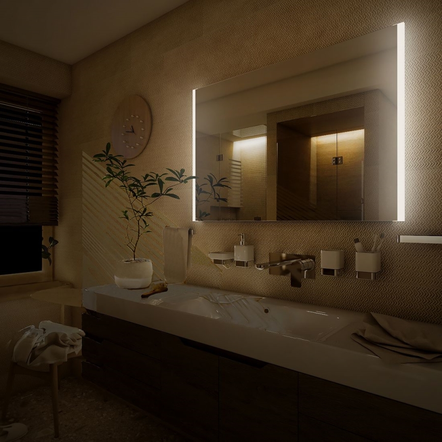 NIMCO ZP 11003 - LED Łazienkowe podświetlane lustro LED/21W/230V 6500K 70x80 cm IP44