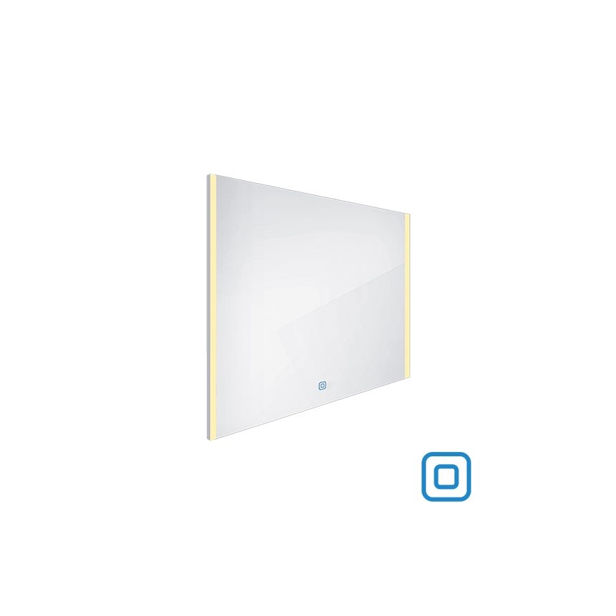 NIMCO ZP 11003V - LED Ściemnialne podświetlane lustra łazienkowe LED/21W/230V 3000-6500K 70x80 cm IP44