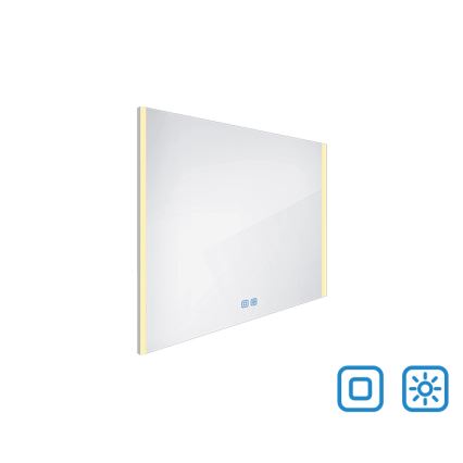 NIMCO ZP 11003VX - LED Ściemnialne podświetlane lustro łazienkowe LED/21W/230V 3000-6500K 70x80 cm IP44