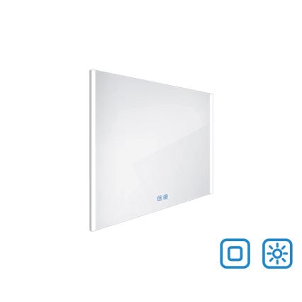 NIMCO ZP 11003VX - Ściemnialne łazienkowe lustro z podświetleniem LED/21W/230V 3000-6500K 70x80 cm IP44