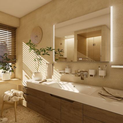 NIMCO ZP 11003VX - Ściemnialne łazienkowe lustro z podświetleniem LED/21W/230V 3000-6500K 70x80 cm IP44