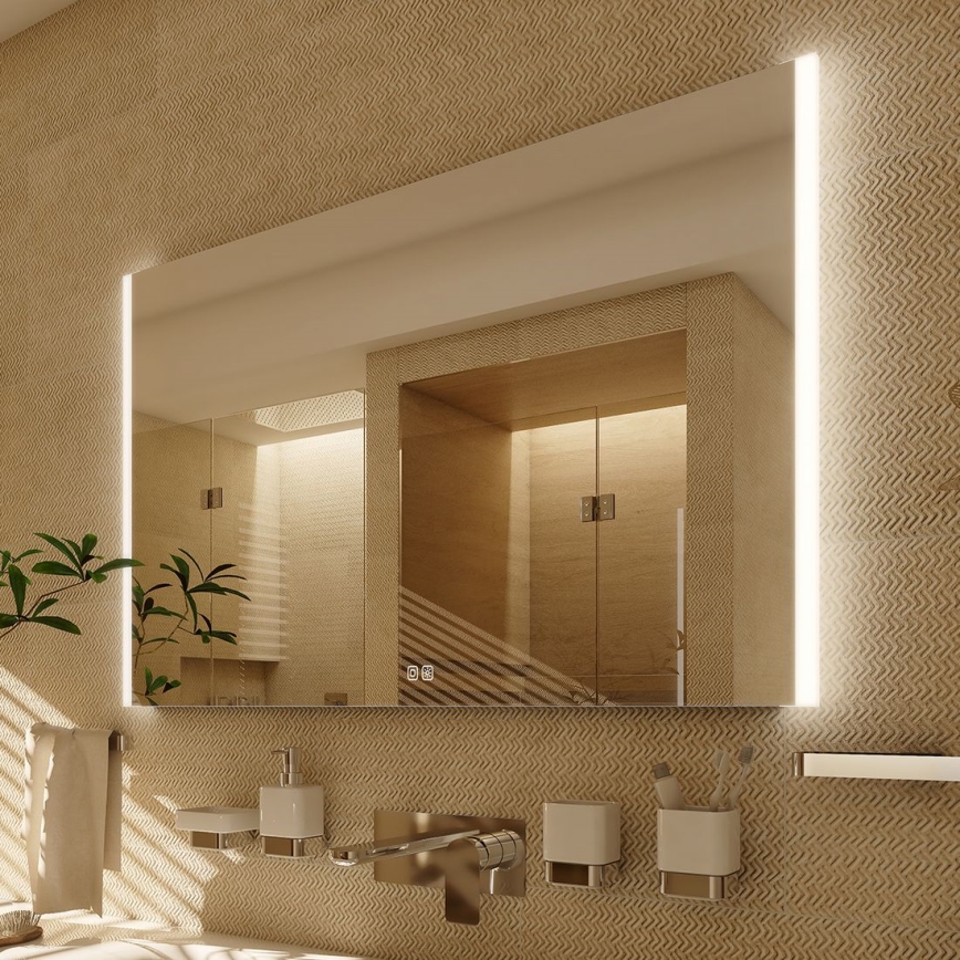NIMCO ZP 11003VX - LED Ściemnialne podświetlane lustro łazienkowe LED/21W/230V 3000-6500K 70x80 cm IP44
