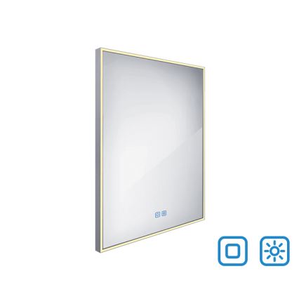NIMCO ZP 13002VX - LED Ściemnialne podświetlane lustra łazienkowego LED/41W/230V 3000-6500K 80x60 cm IP44