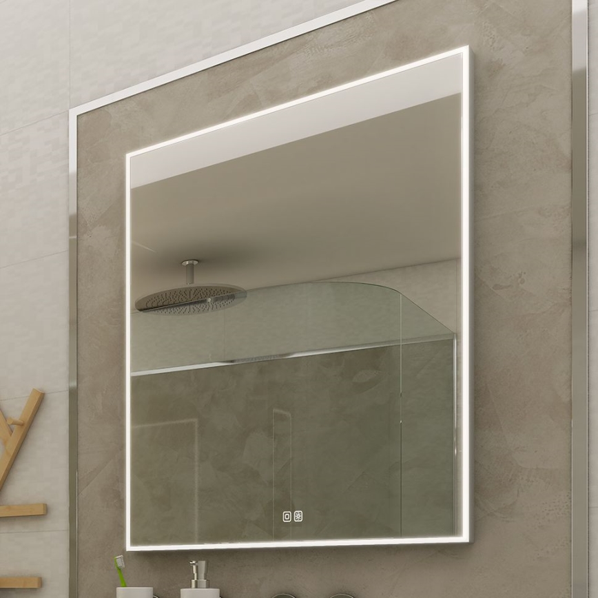 NIMCO ZP 13002VX - LED Ściemnialne podświetlane lustra łazienkowego LED/41W/230V 3000-6500K 80x60 cm IP44