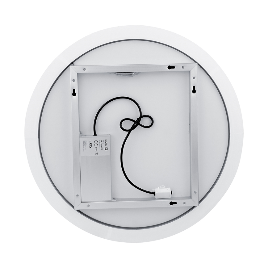 NIMCO ZP 26000RVX - LED Ściemnialne podświetlane lustro łazienkowe LED/26W/230V 3000-6500K śr. 60 cm IP44