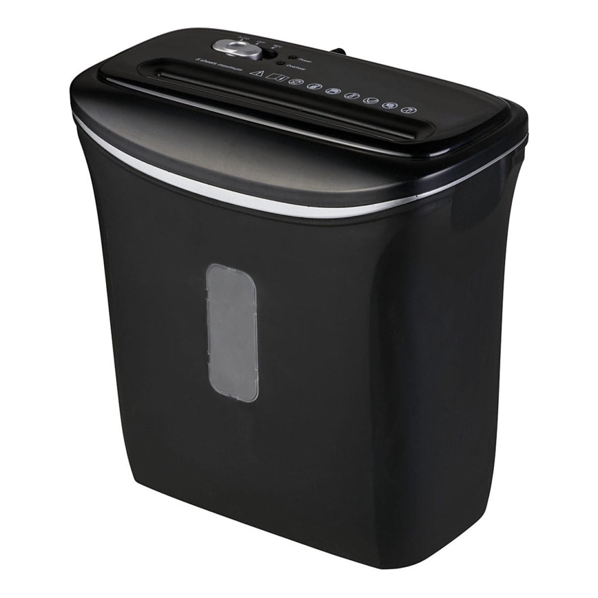 Niszczarka do papieru A4 pojemność 12 l 230V czarna