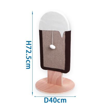 Nobleza - Drapak dla kota 72,5x40cm Lodowy lizak