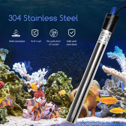 Nobleza - Grzałka do akwarium 100W ze stali nierdzewnej