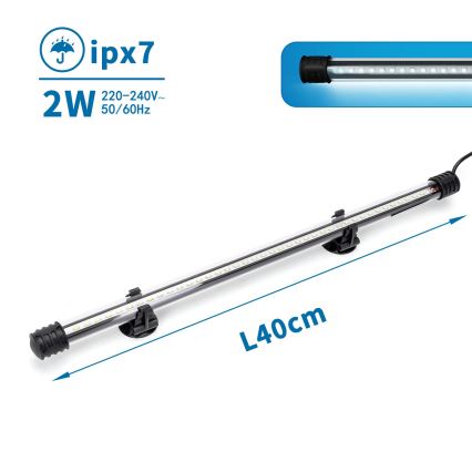 Nobleza - LED Oświetlenie akwarium LED/2W/230V IPX7 40 cm