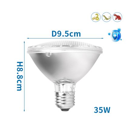 Nobleza - UVB Żarówka do terrariums E27/35W/230V IP54