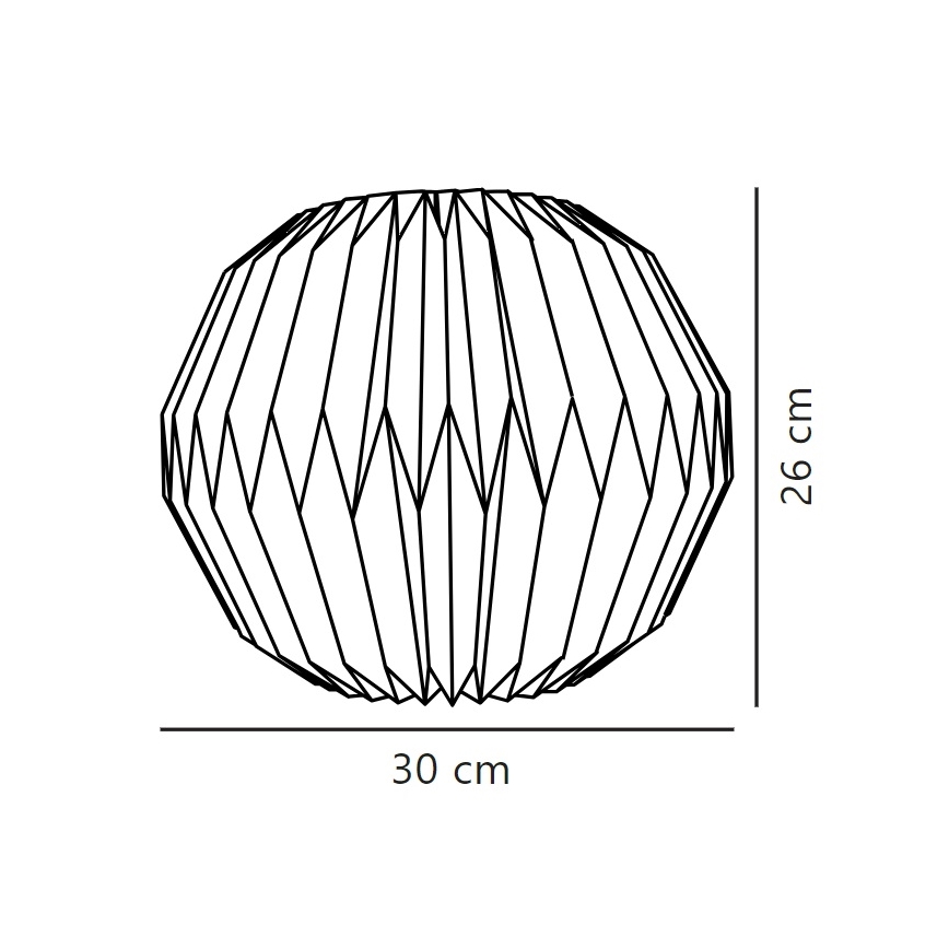 Nordlux - Klosz do żyrandola BELLOY E27 śr. 30 cm
