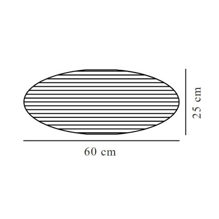 Nordlux - Abażur do żyrandola VILLO E27 śr. 60 cm szary