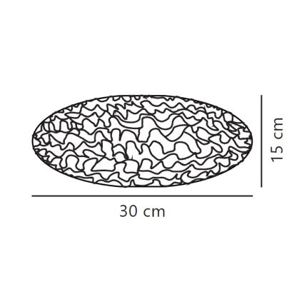 Nordlux - Klosz do żyrandola VILLO E27 śr. 30 cm biały