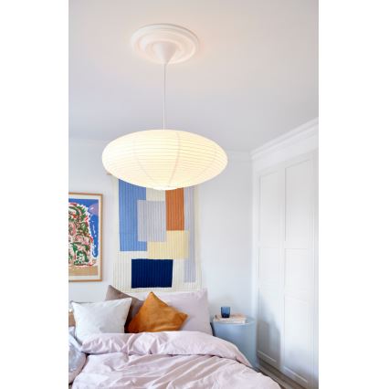 Nordlux - Klosz do żyrandola VILLO E27 śr. 60 cm biały
