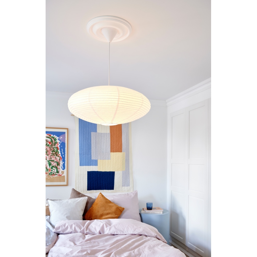 Nordlux - Klosz do żyrandola VILLO E27 śr. 60 cm biały