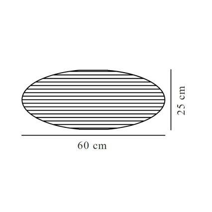 Nordlux - Klosz do żyrandola VILLO E27 śr. 60 cm biały
