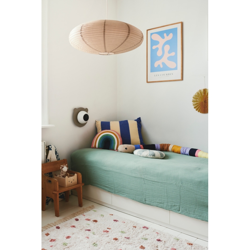 Nordlux - Klosz do żyrandola VILLO E27 śr. 60 cm brązowy