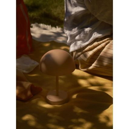 Nordlux - LED ściemnialna ładowalna zewnętrzna lampa stołowa ELLEN LED/2,8W/3,7V 2200 mAh IP44 brązowa