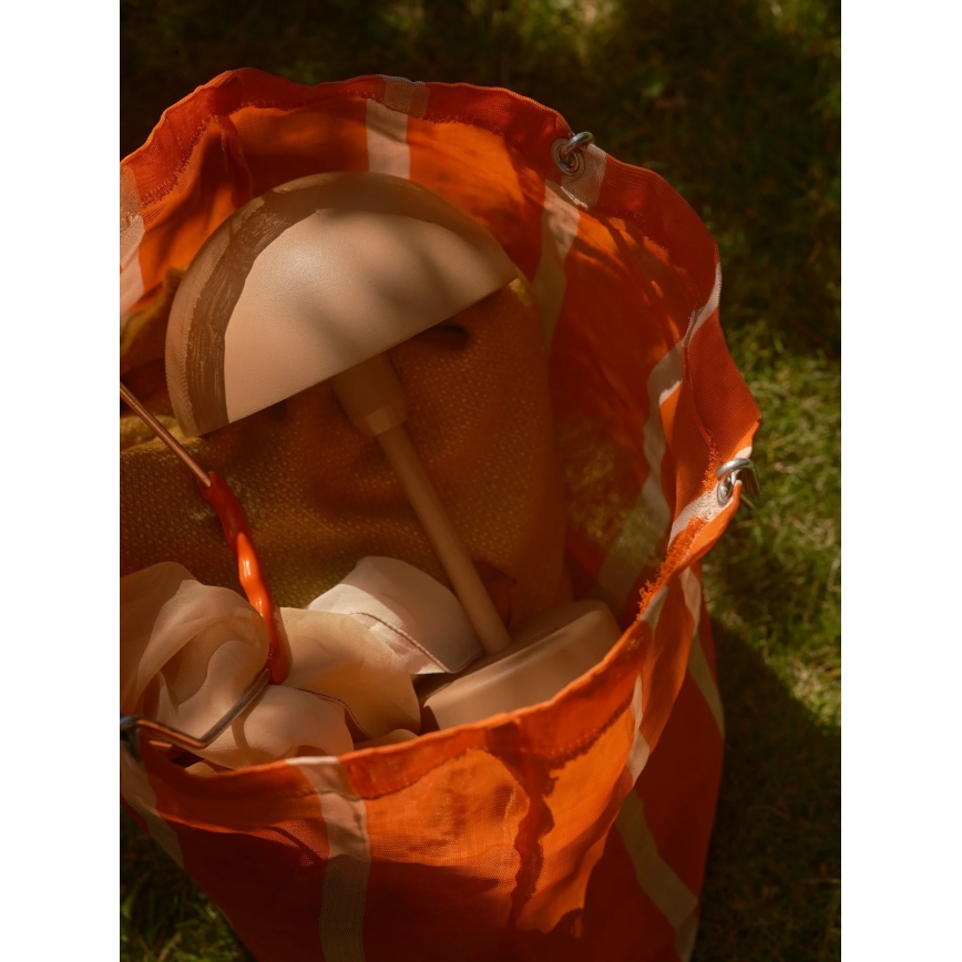 Nordlux - LED ściemnialna ładowalna zewnętrzna lampa stołowa ELLEN LED/2,8W/3,7V 2200 mAh IP44 brązowa