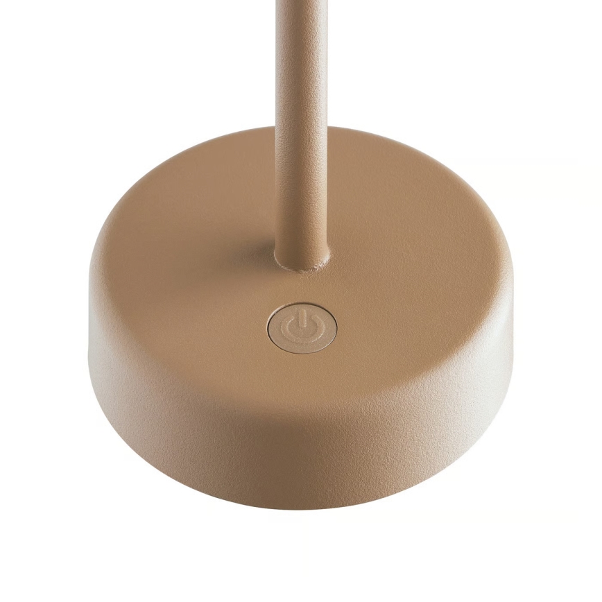 Nordlux - LED ściemnialna ładowalna zewnętrzna lampa stołowa ELLEN LED/2,8W/3,7V 2200 mAh IP44 brązowa