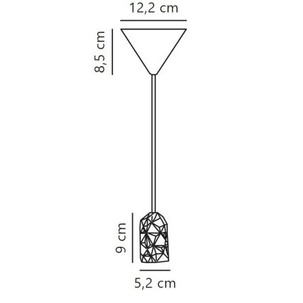 Nordlux - Kabel zasilający HANG 1xE27/40W/230V biały