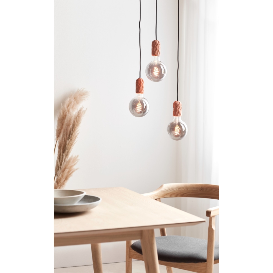 Nordlux - Kabel zasilający HANG 1xE27/40W/230V miedziany/czarny
