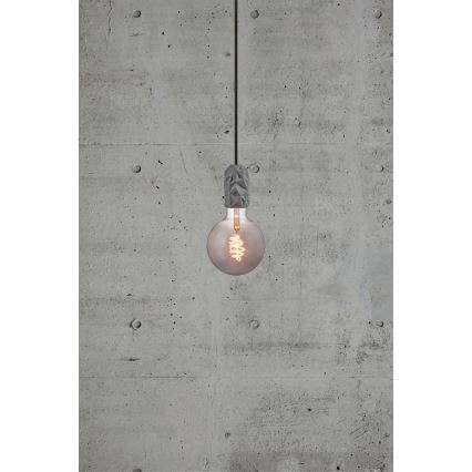 Nordlux - Kabel zasilający HANG 1xE27/40W/230V szary/czarny