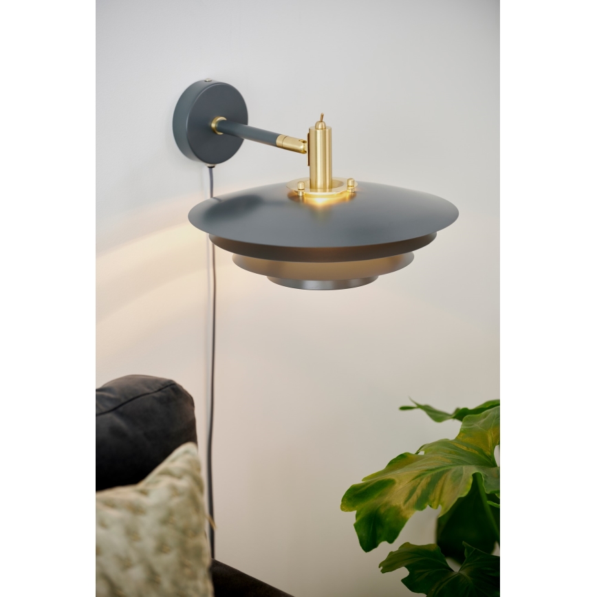 Nordlux - Kinkiet BRETAGNE 1xG9/25W/230V antracyt