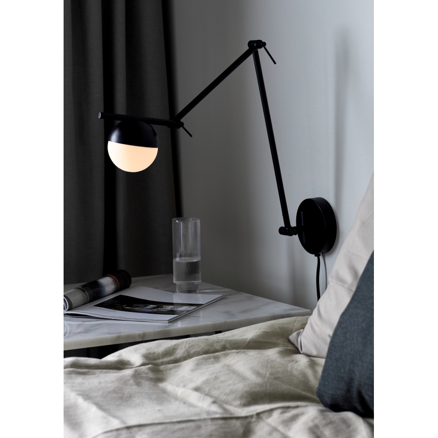 Nordlux - Kinkiet CONTINA 1xG9/5W/230V czarny