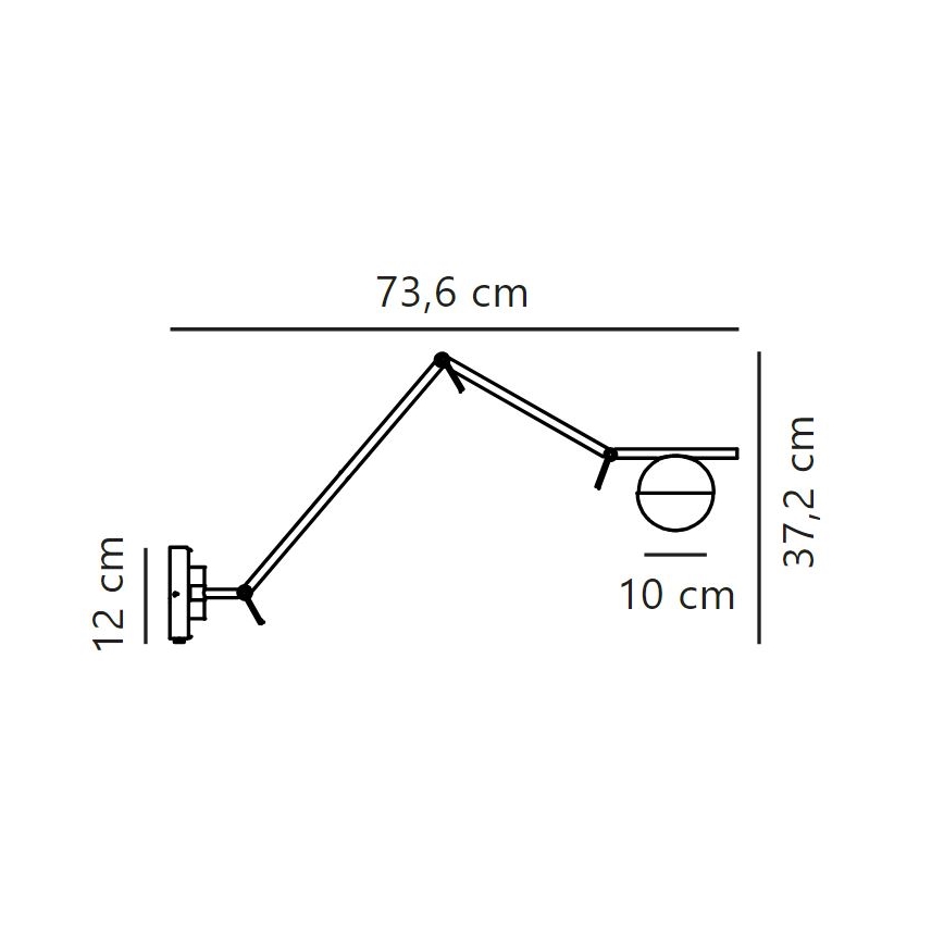 Nordlux - Kinkiet CONTINA 1xG9/5W/230V mosiądz