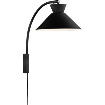Nordlux - Kinkiet DIAL 1xE27/40W/230V czarne