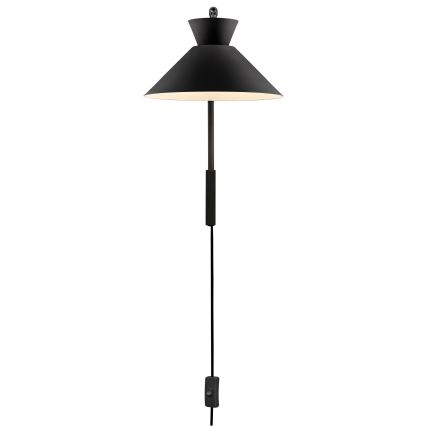 Nordlux - Kinkiet DIAL 1xE27/40W/230V czarne
