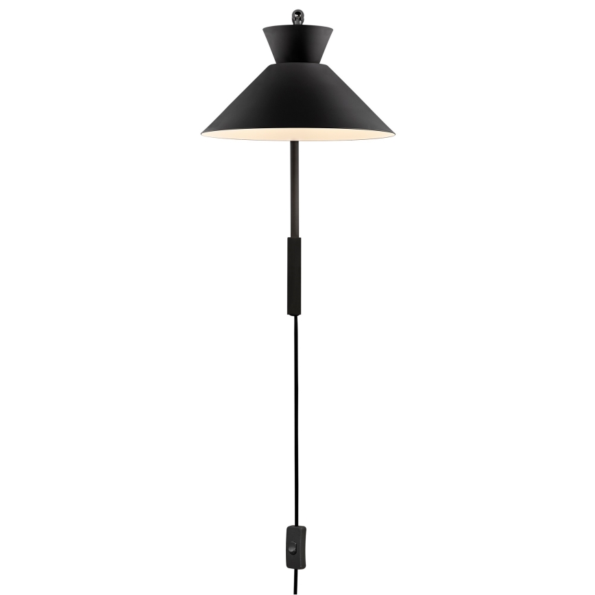 Nordlux - Kinkiet DIAL 1xE27/40W/230V czarne