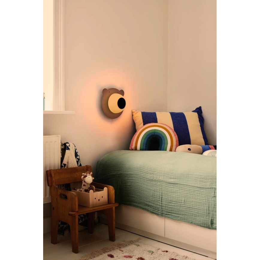 Nordlux - Kinkiet dziecięcy BRUNA BEAR 1xE14/25W/230V niedźwiedź