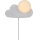 Nordlux - Kinkiet dziecięcy SKYKU CLOUD 1xE14/25W/230V chmura