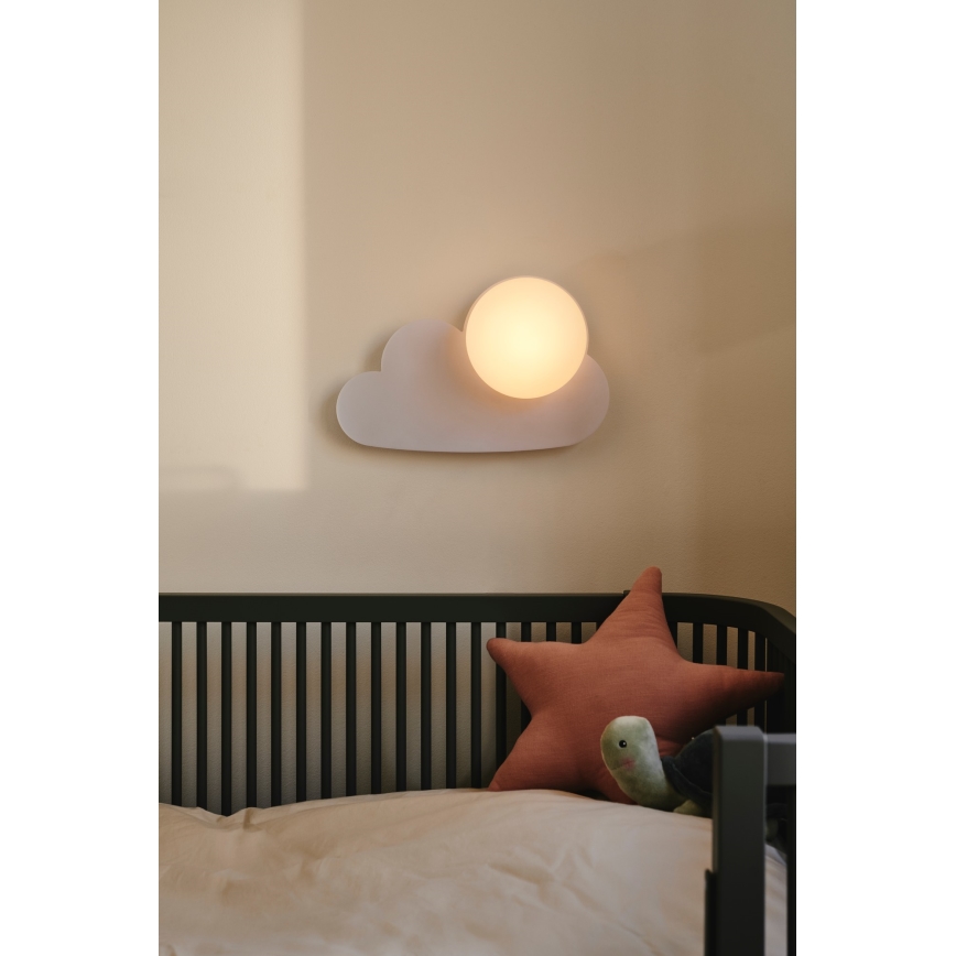 Nordlux - Kinkiet dziecięcy SKYKU CLOUD 1xE14/25W/230V chmura