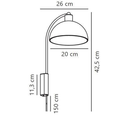 Nordlux - Kinkiet ELLEN 1xE14/40W/230V białe